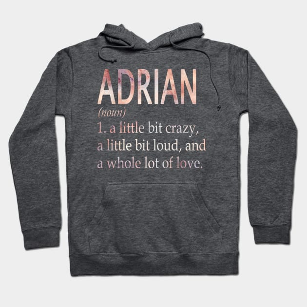 Adrian print zip hoodie hot sale